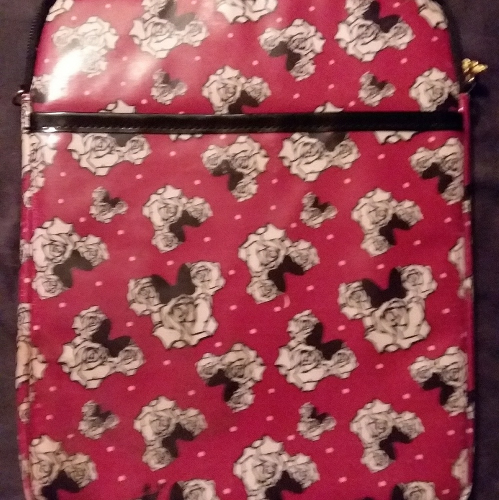Disney Minnie Mouse Roses Pattern Laptop Sleeve